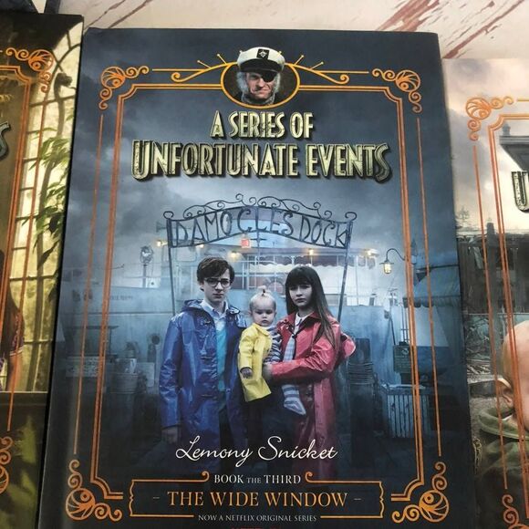 Lemony Snicket's a series of unfortunate events book box set 1-4 - Picture 6 of 7